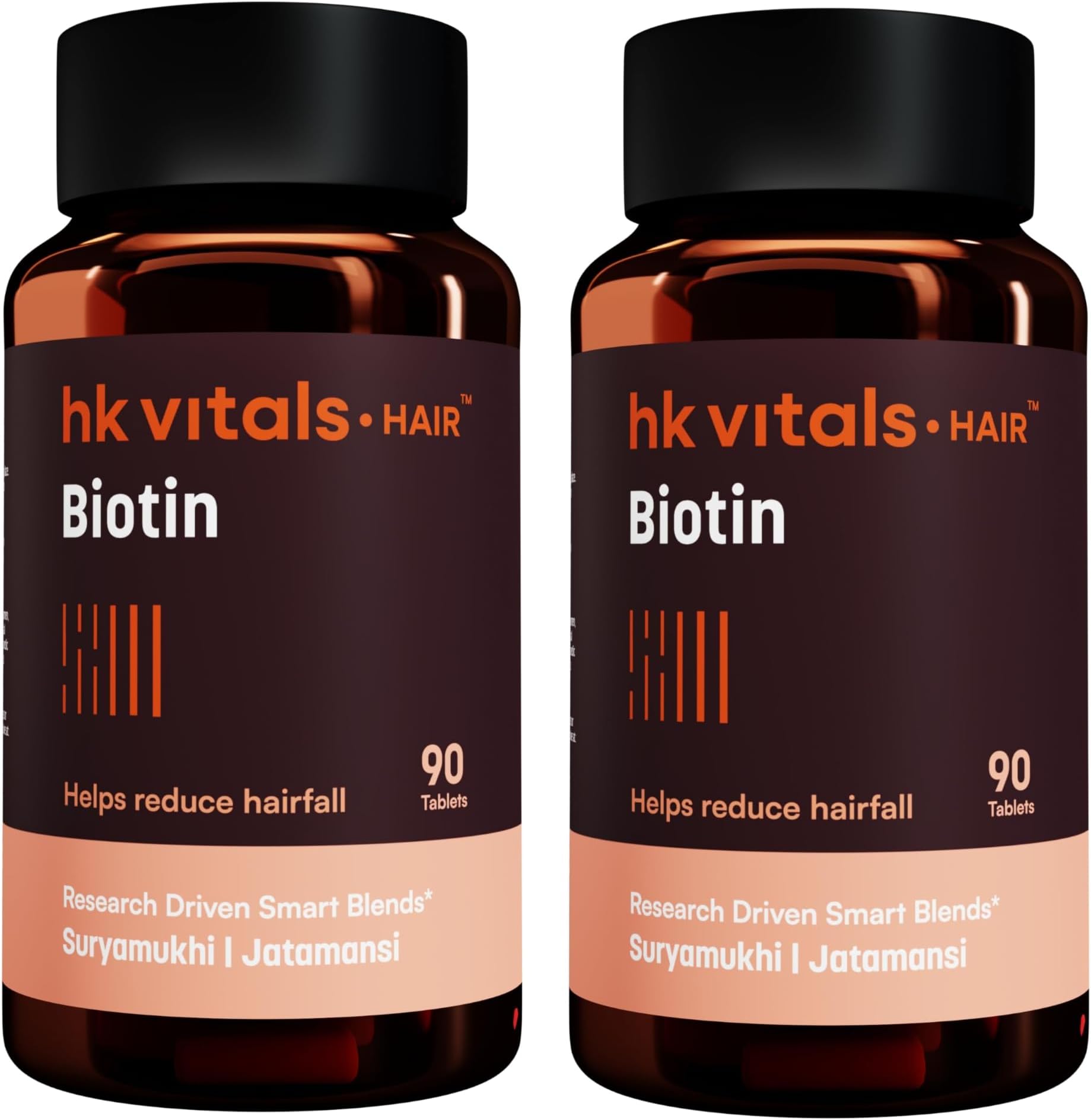 hk vitals Biotin, 2 x 90 Tablets