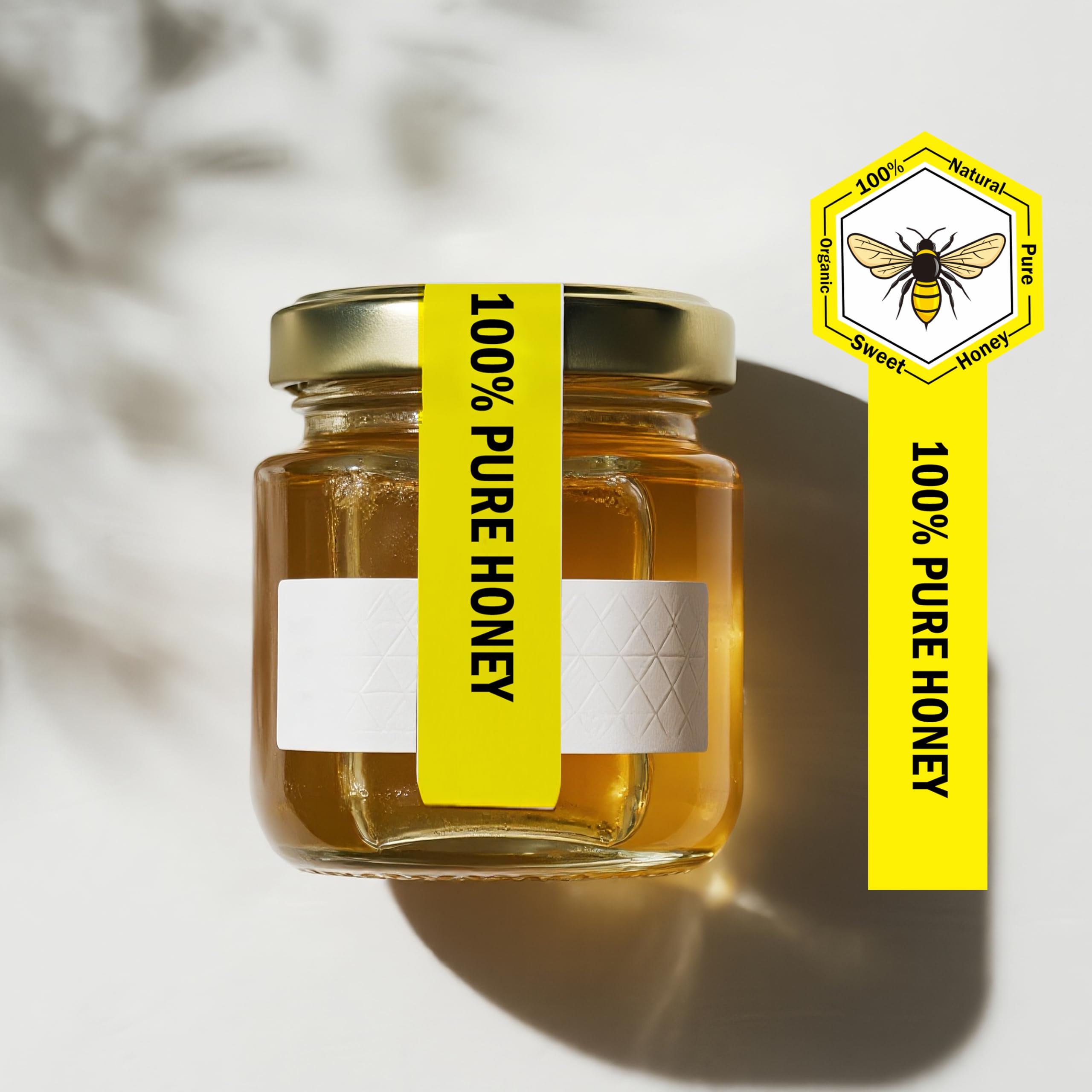 Snapklik.com : SMARSTICKER Tamper Proof Pure Honey Stickers 1.5 X 4 ...