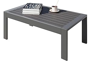 All-Weather Aluminum Outdoor Coffee Table