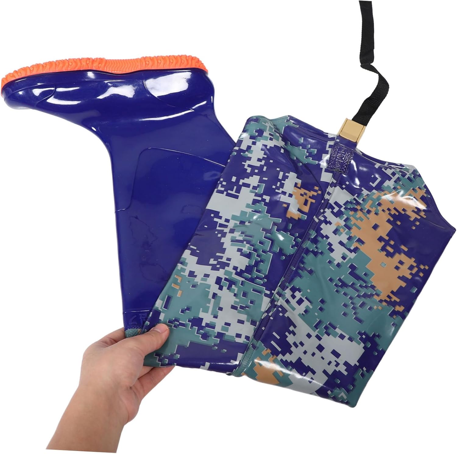 HANABASS High-Boot PVC Waders Non-Slip Sole Rice Planting Shoes for Wet Conditions