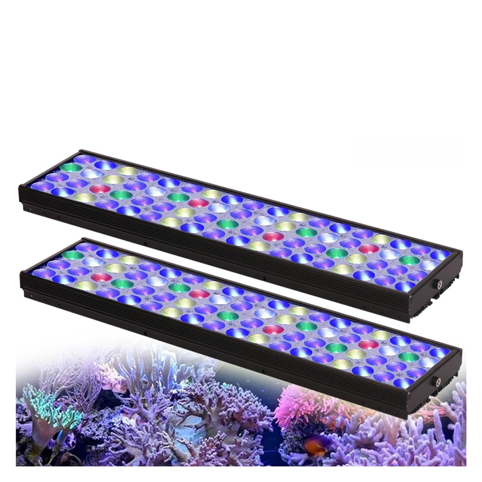oświetlenie akwarium Akwarium oświetlenie Led do akwarium morskiego oświetlenie Led do akwarium lampa do 60cm 80cm 120cm rafa oświetlenie do akwarium morskiego do akwarium do akwarium roślinnego(1 lam