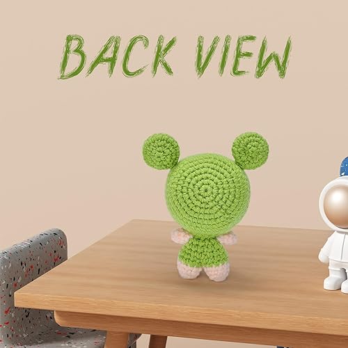 Miniatura 6 de Jeslon Kit de ganchillo para principiantes, kits de ganchillo con hilo Easy Peasy para principiantes, con tutoriales en video paso a paso, incluye