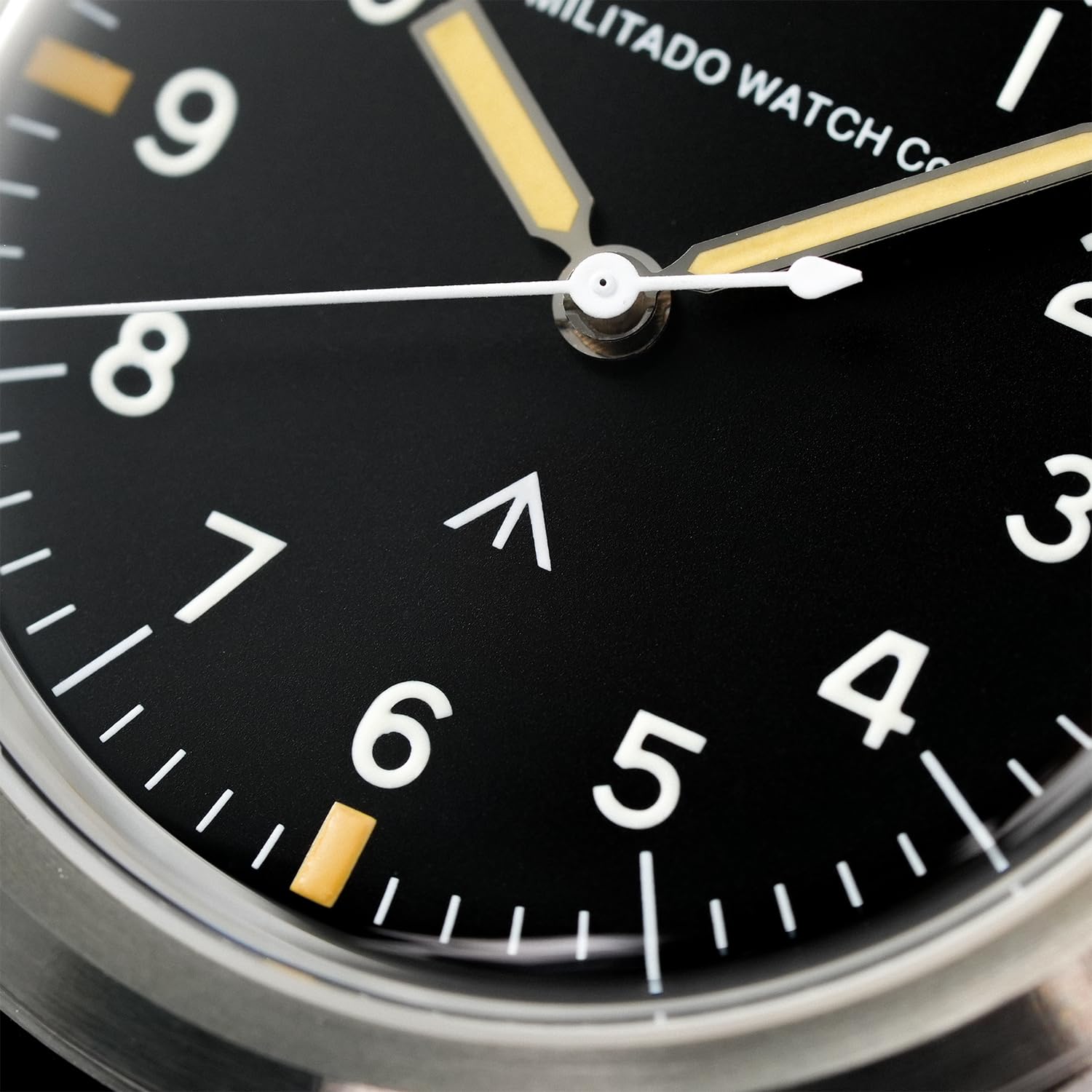 TACTICAL FROG Militado ML14 Quarzuhren für Herrenn - VH31 Mecaquartz Werk 36 mm Edelstahlgehäuse 5 ATM Wasserdicht Leuchtzeiger Klassisches