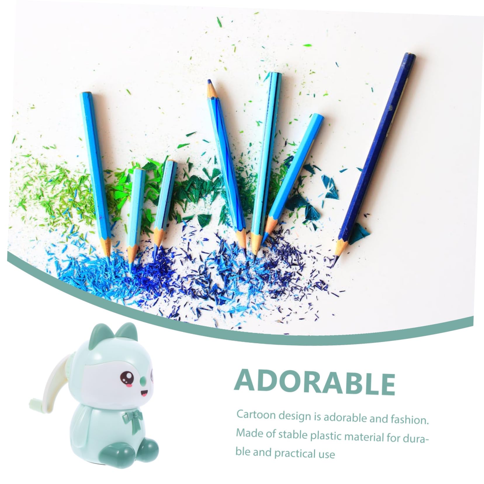 jojofuny 3 Pezzi Temperamatita Temperamatite a Foro Singolo Temperini Colorati Portatili Offerta Studentesca Temperamatite Per Matita Mini Fornitura Per Plastica Verde