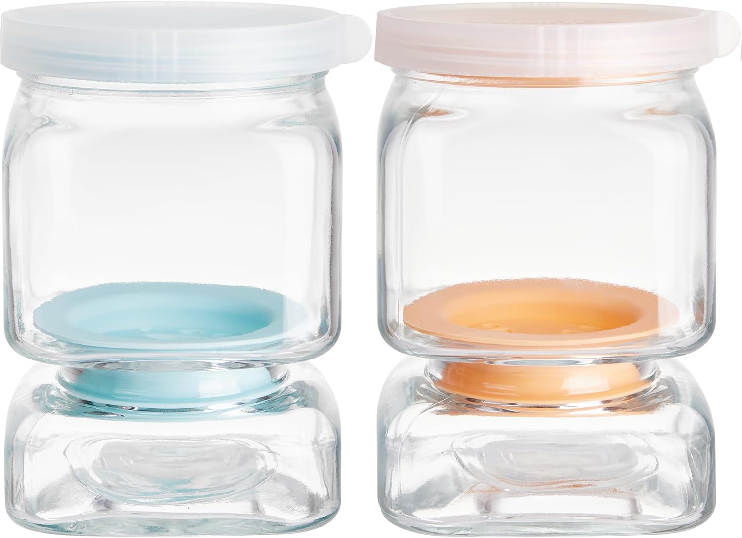 Glass Pickle Jar with Strainer Flip,46 FL OZ Pickle Flip Jar,pickle container with strainer for olives, pickles, gherkins, jalapeños and other pickled foods-Dishwasher Safe