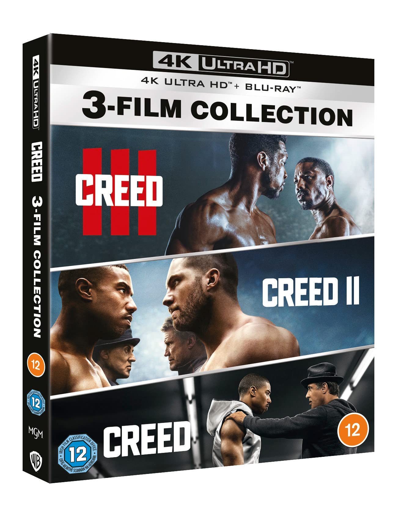 Creed 3-Film Collection [4K Ultra HD] [2023] [Blu-ray] [Region Free]