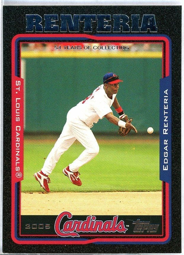 Edgar Renteria Card 2005 Topps #156 - Slabbed Baseball Cards