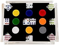 Vista 4 de LuxeDominoes - Dominó de tren mexicano moderno para adultos