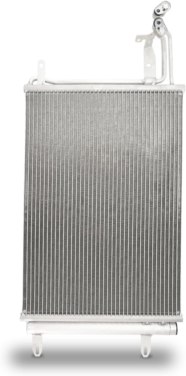 PHILTOP 7-3255 AC Condenser Compatible with Jetta 2006-2014, GTI 2006-2014, Golf 2010-2014, Eos 2007-2016, Rabbit 2006-2009, A3 2006-2013, Golf 2006, R32 2008, Air Conditioning Condenser