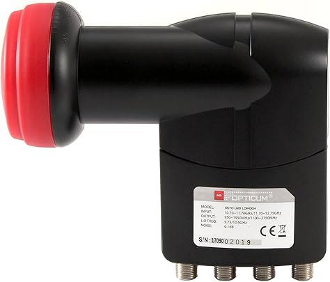 Opticum Lop 06H quot Red Rocket Octo LNB SAT nero Opticum Lop 06H quot Red Rocket Octo LNB SAT nero