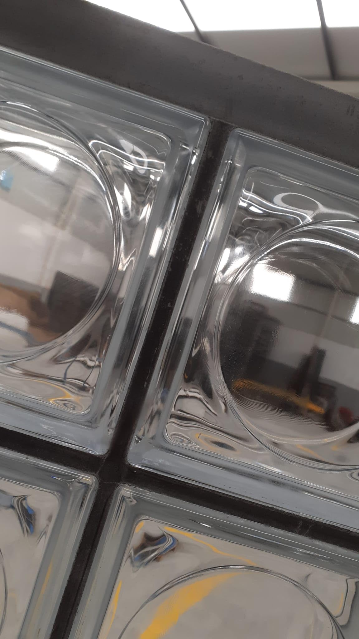 Bloque de vidrio Pavés Ronde | Dimensión 190x190x80 mm | Unidad de venta: caja de 5 piezas | PRODUCCIÓN DESCARBONIZADA