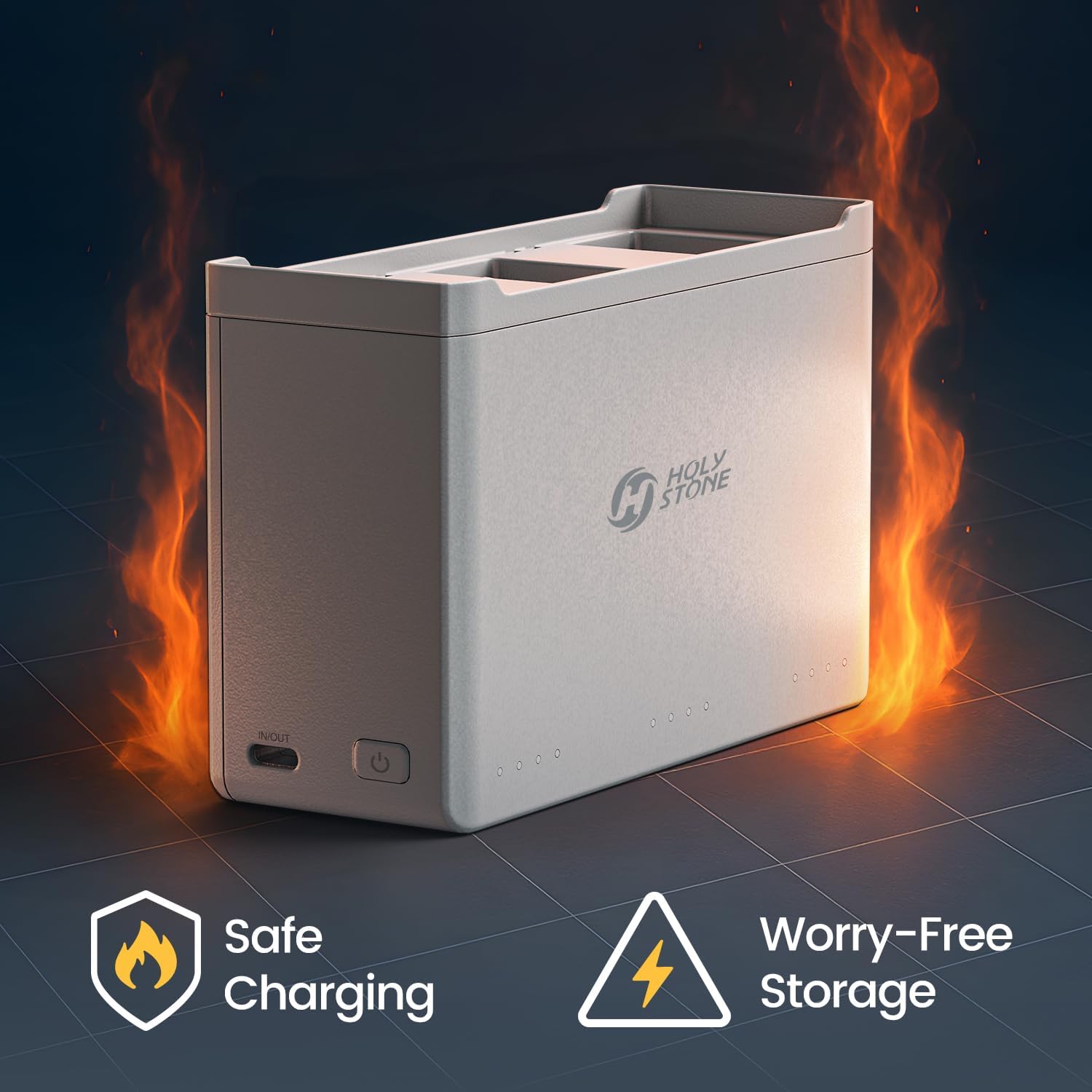 Holy Stone Charging Hub Safe Charging and Storage