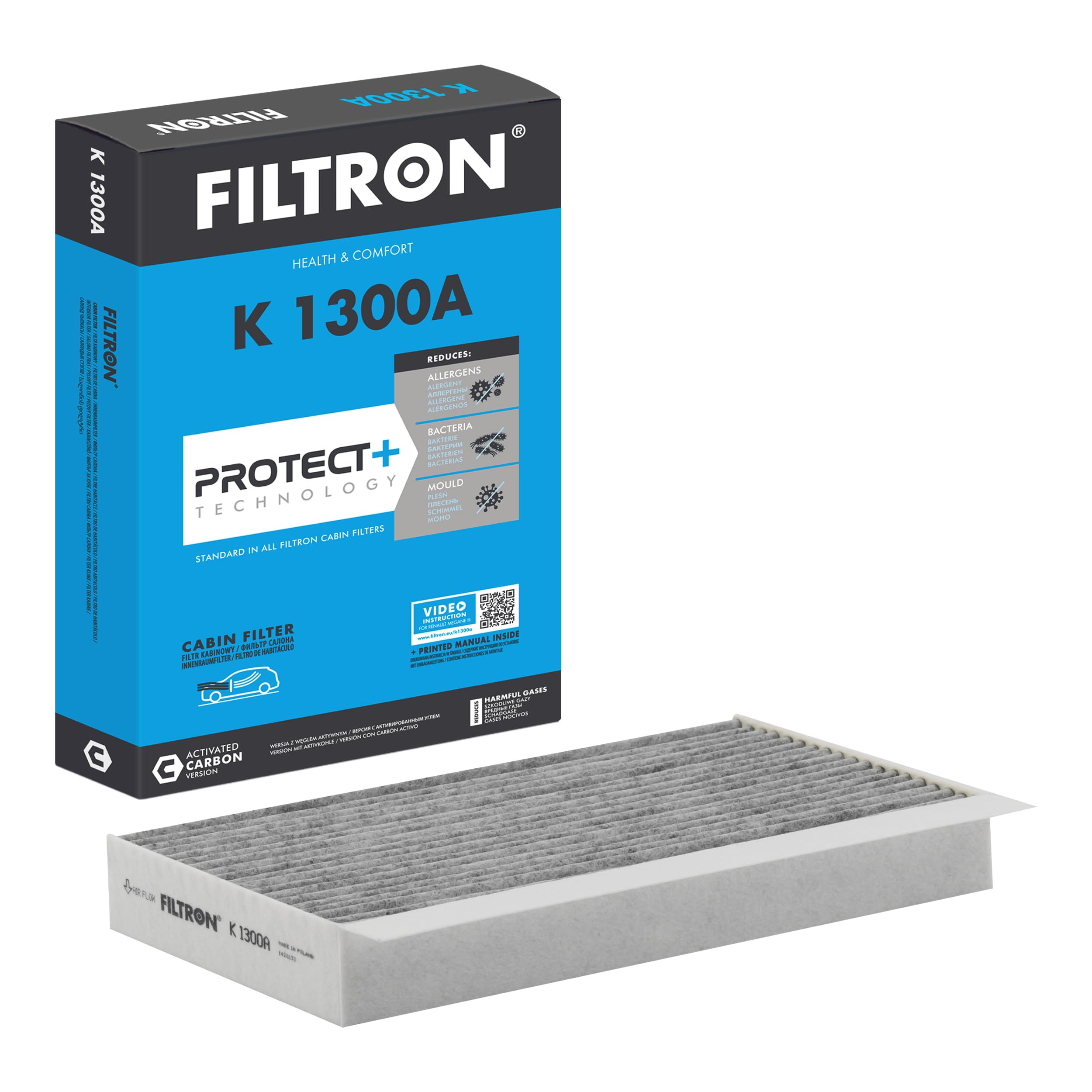 3x ✅Fits FILTRON K 1300A CABIN FILTER RENAULT MEGANE CC, MEGANE III  ⭐UK Seller⭐