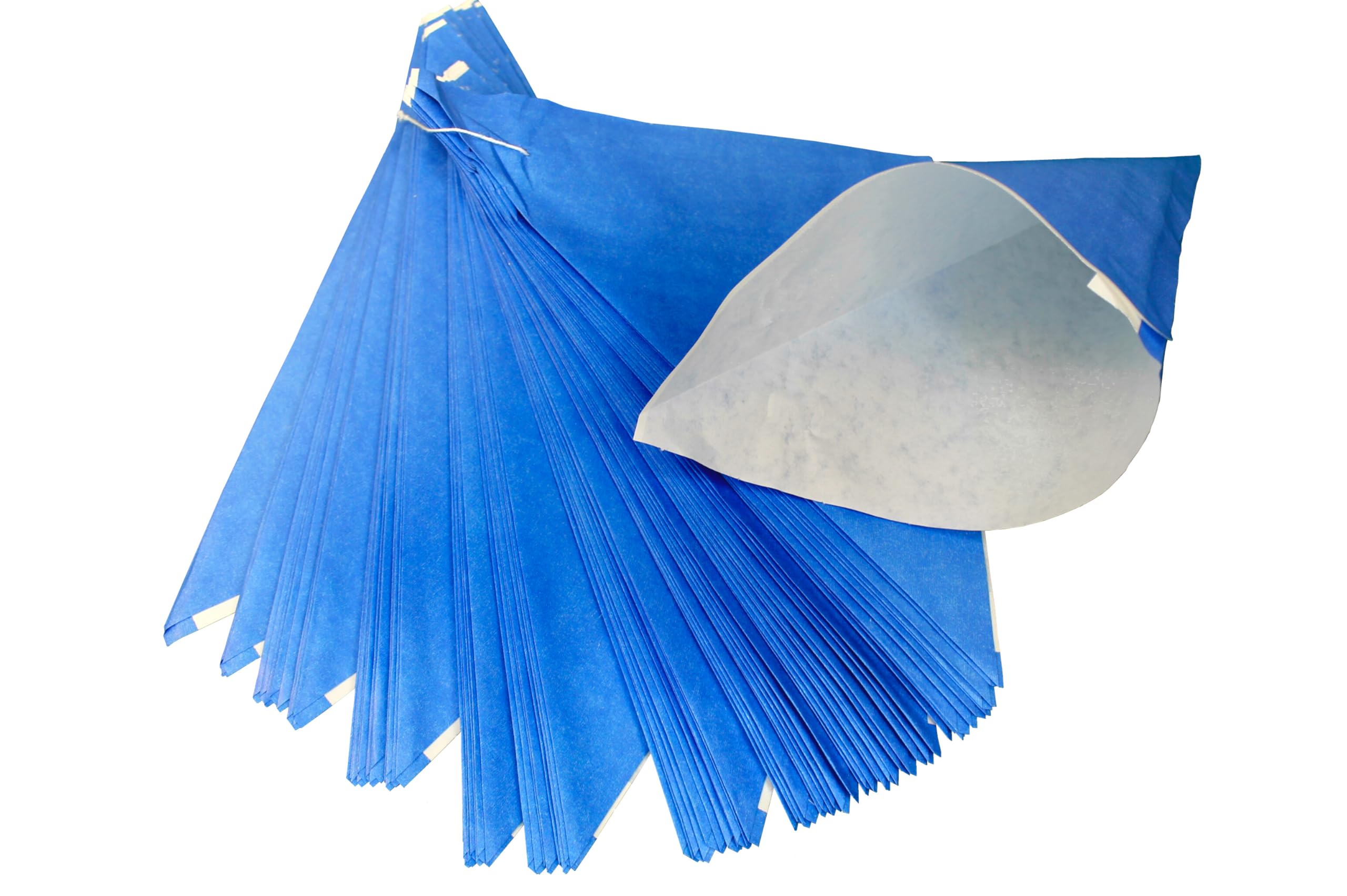 PGV Spitztüten aus Papier Länge ca. 19 cm für ca. 125 g Inhalt - BLAU (1000 Stück)