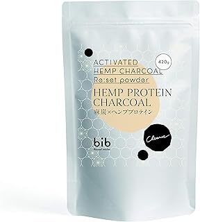 麻炭 ヘンププロテイン 無添加 無農薬 麻の実 植物性プロテイン ダイエット 置き換え (420g)