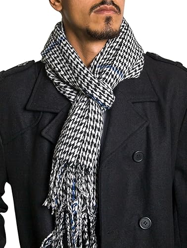 Miniatura 124 de Alpine Swiss Bufanda a cuadros para hombre, ultra suave, chal de invierno, cálido, ligero, para clima frío