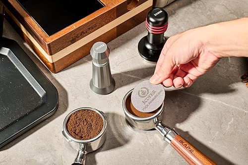 Miniatura 9 de IKAPE Pantalla de disco expreso de 1929in 0067in 150 m pantalla de ducha inferior de café ultrafino reutilizable Barista Espresso para cesta de