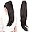 Black ponytail extension,20 clip ponytail hair extensions ponytail curly claw hair ponytail Extension Natural Looking Synthetic Hairpiece for Women