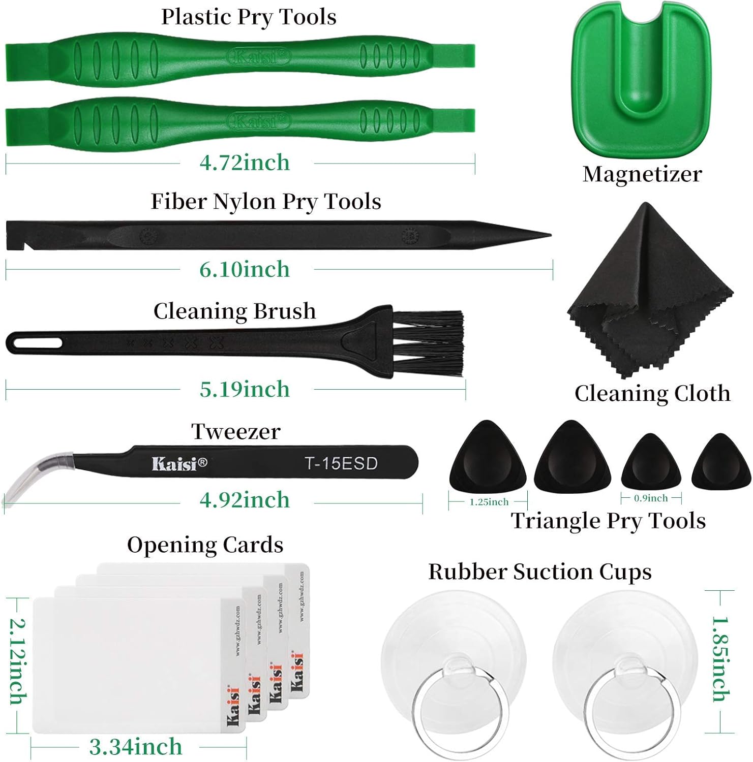 Kaisi 26 in 1 Repair Tool Kit for Nintendo Switch, Y00 Y2.0 Triwing 3.8+4.5mm Security Gamebit and Torx T6H T8H T10H Screwdriver Set for Nintendo Switch Lite/JoyCon, NES/SNES/GBA/DS/Lite/Wii, Gamecube : Video Games