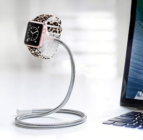 Miniatura 5 de Correa de reloj de silicona compatible con Apple Watch Band de 1.496 in 1.575 in 1.614 in 1.654 in 1.732 in 1.772 in 1.929 in, correas deportivas de