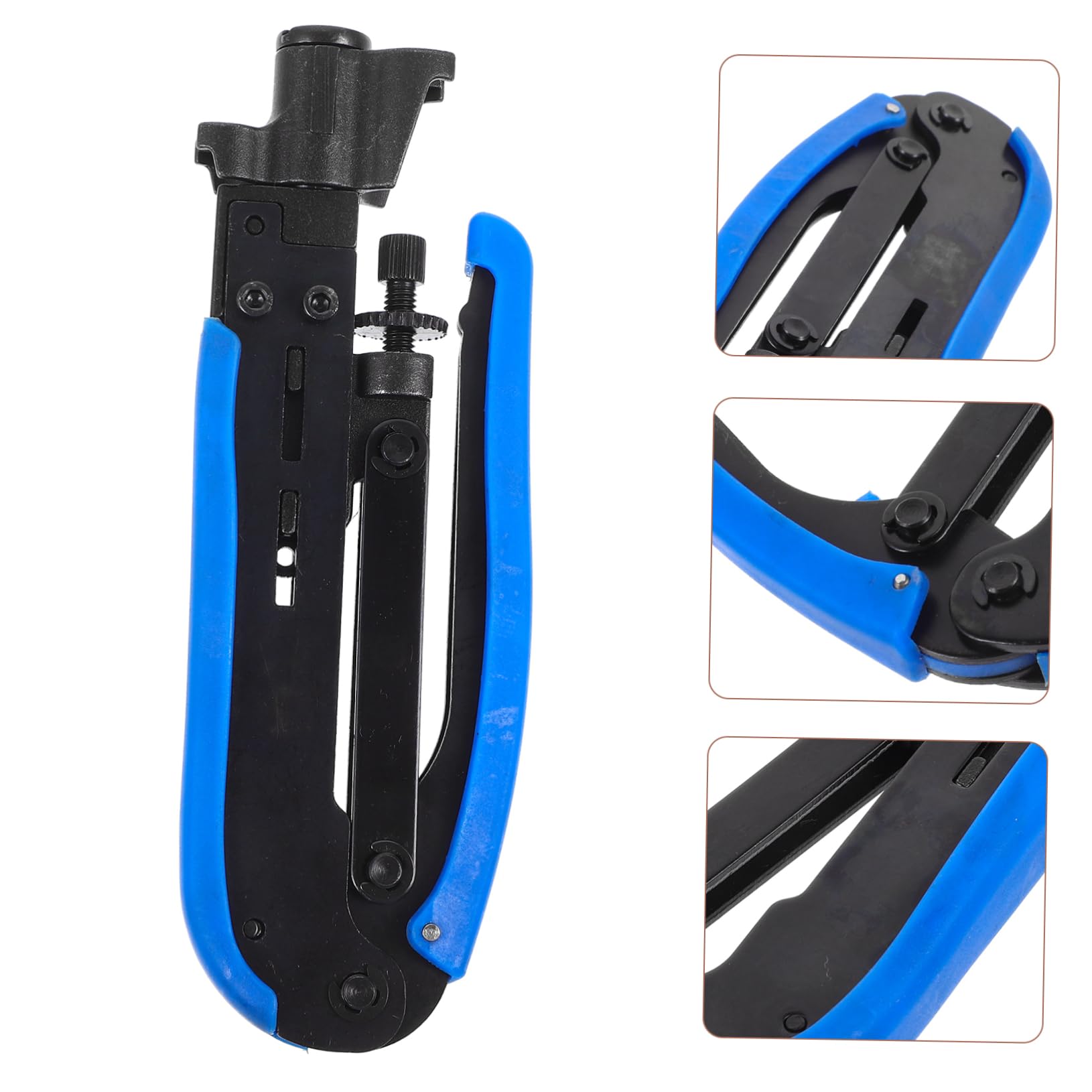 Veemoon Crimpatrice Professionale Per Cavi Coassiali Utensile Multiuso Per Compressione Di Cavi Pinza Portatile Per Crimpare Strumento Leggero Per Uso Domestico e Telecomunicazioni