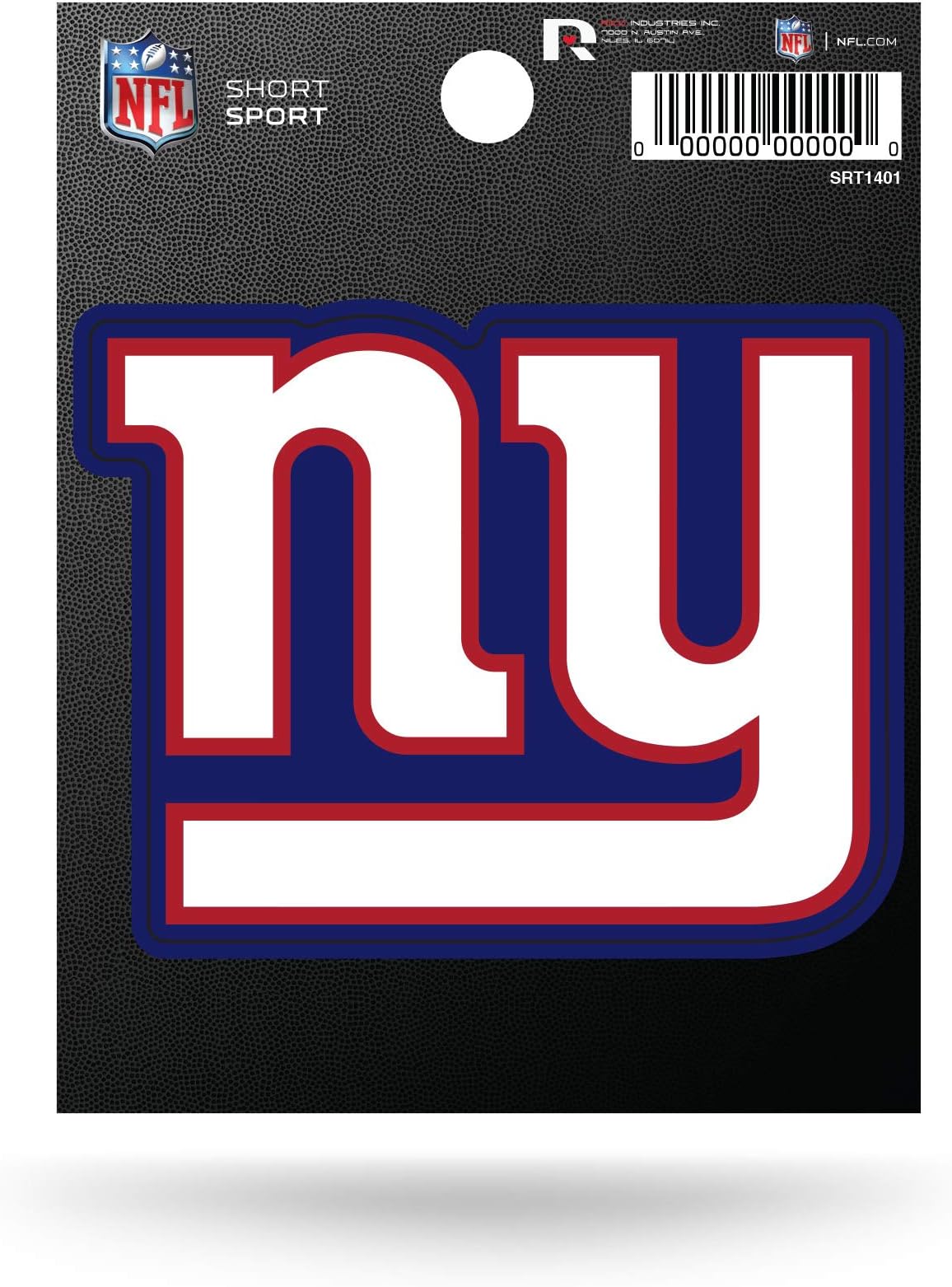 Rico Industries NFL Unisex Die Cut Team Logo Short Sport Sticker