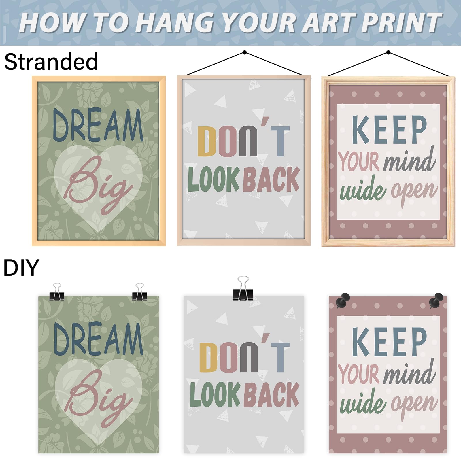 Snapklik.com : 12PCS Motivational Posters For Classroom Decoration ...