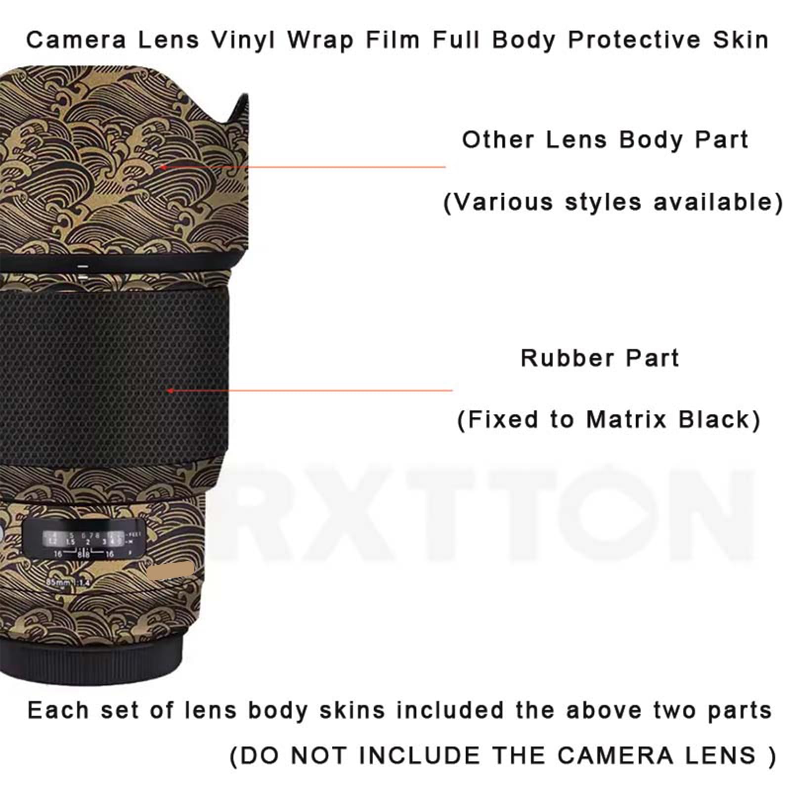 For SIGMA Art 85mm F1.4 DG HSM For Canon EF Mount Lens Sticker Protective Skin Decal Anti-Scratch Protector Film ART85 F/1.4 - 44