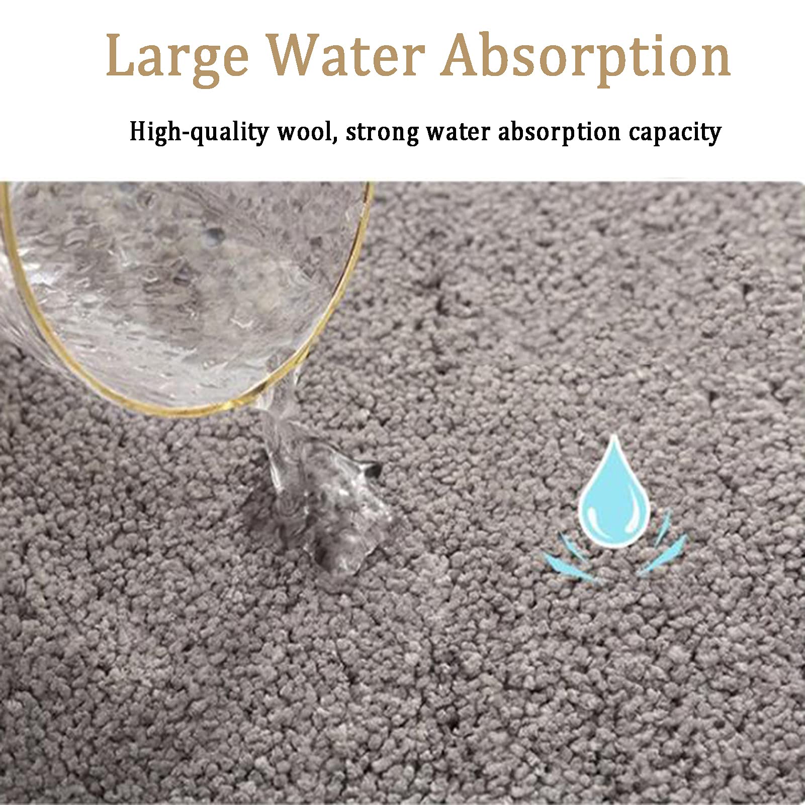 Fan-Shaped Curved Shower Mat,Curved Bath Mat For Corner Shower,Ultra Microfiber Soft Non Slip Curved Bath Mat,Strong Water Absorbent Bathroom