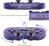 Controlador 8Bitdo SN30 Pro Bluetooth, Joystick de Efecto Hall (Púrpura Cristal) | Vibración Rumble, Función Turbo, Cable USB-C, Gamepad Inalámbrico para Switch/Switch 2, Windows, Apple, Steam Deck, Raspberry Pi por 8Bitdo 7