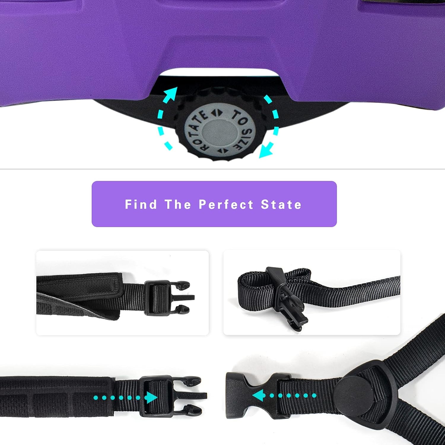 Bike Helmet, SIFVO Bike Helmets for Men and Women, Mountain Bike Helmet with Visor Helmets for Adults to Youth Bicycle Helmet Road Bike Helmet Safe and Comfortable 54-62cm【M/L】