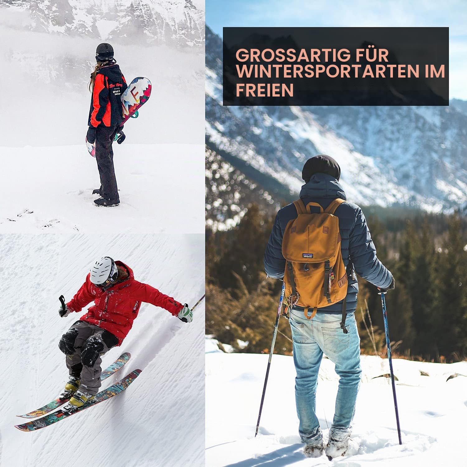Socks Daze Merino-Woll-Wandersocken für Damen und Herren, warme gepolsterte Crew-Socken für Trekking, Arbeit und Outdoor