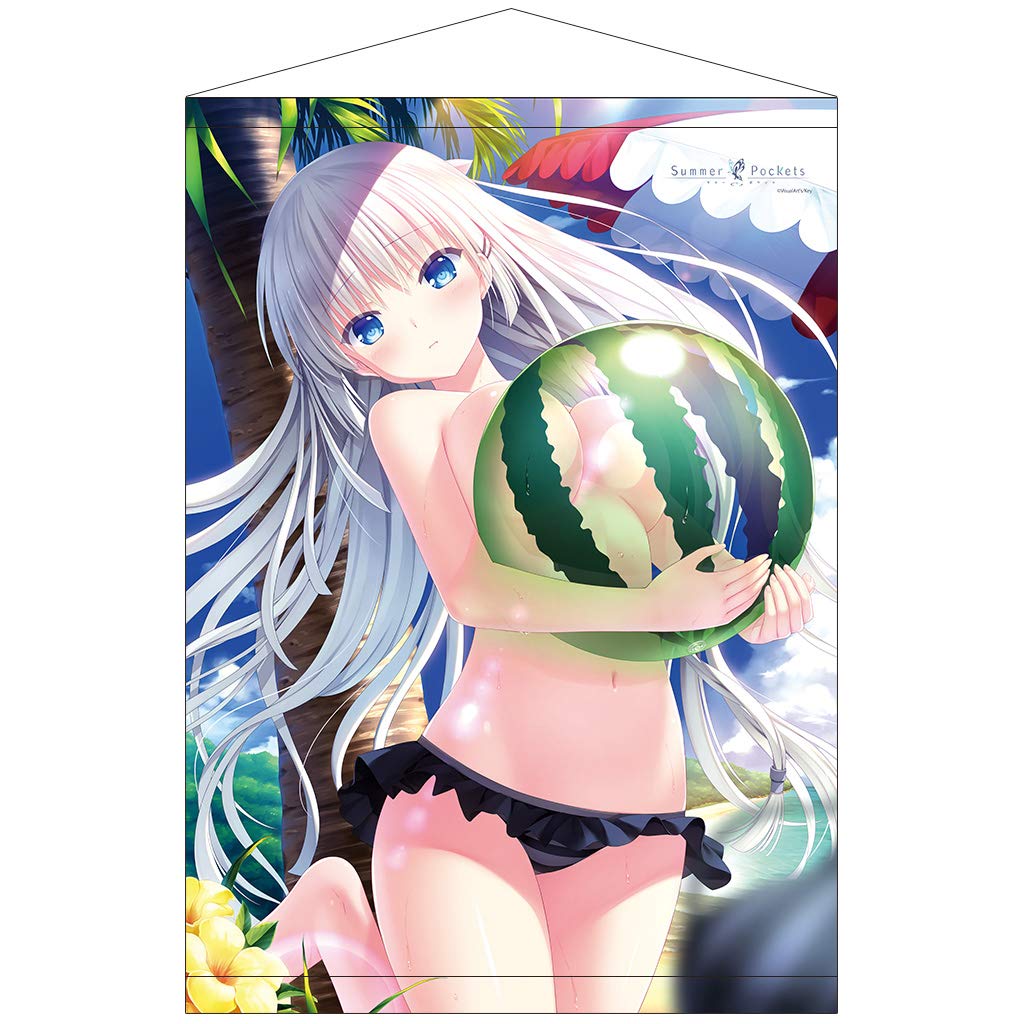 Amazon.co.jp: Summer Pockets 鳴瀬しろは 水着 B2タペストリー 横幅約