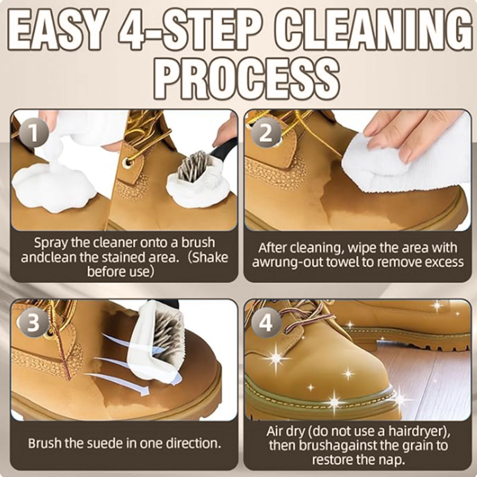 Suede Cleaner,Limpiador Zapatillas,Limpiador Ante con Cepillo,Limpiador Gamuza,Kit Limpieza para Gamuza,Limpieza Zapatos Nobuk,Kit Limpieza Zapatos,para Zapatos,Botas,Bolsos,Chaquetas
