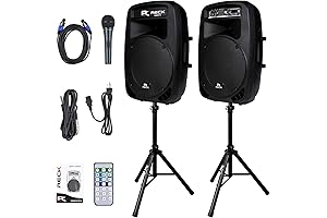 Dance 15 Portable 15-Inch 2000 Watt 2-Way Powered PA Speaker System
