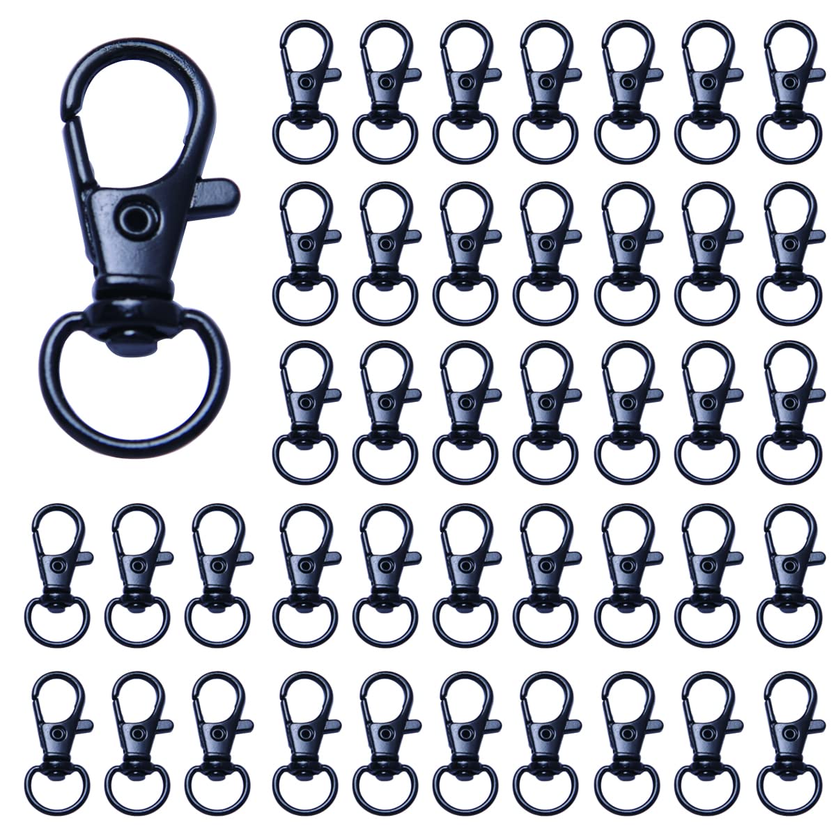 ナスカン 50個×12　35mm ナスカン 50個×12 35mm 小 回転式 【公式通販】