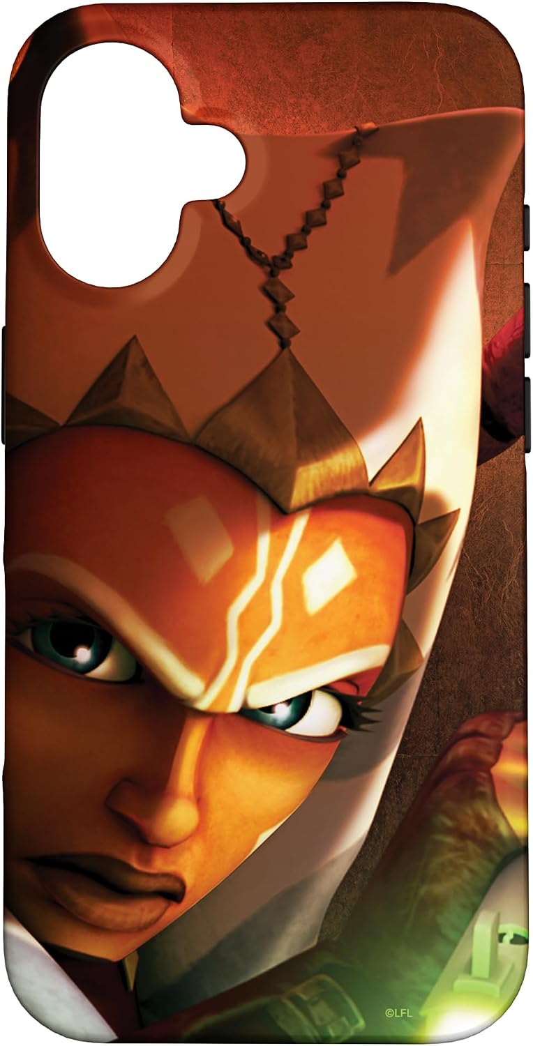 iPhone 16 Star Wars Ahsoka Tano Power of the Galaxy Lightsaber Case