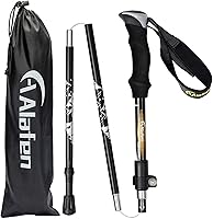 Vista 2 de Aluminio plegable ultraligero viaje trekking senderismo poste para hombres y mujeres