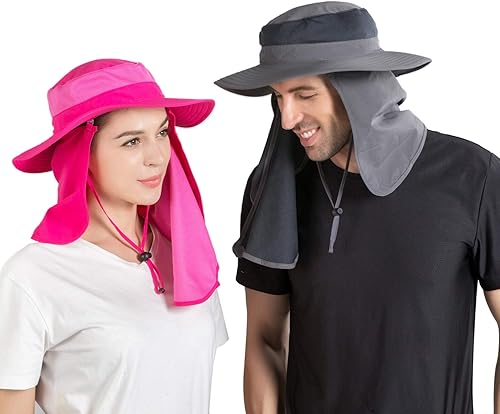 Miniatura 6 de Outdoor Sun Hat UPF 50 Protection Waterproof Fishing hat Face Cover Summer Neck Flap Hat