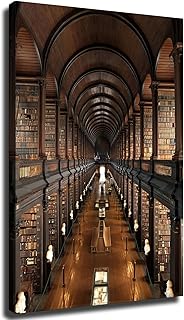 Book of Kells-Trinity College Dublin Art Poster Vintage Decorative Painting Canvas Wall Posters and Art Picture Print Modern Family Bedroom Decor Posters (16×24inch-Unframed)