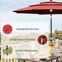 Vista 5 de Aoodor Sombrillas de patio