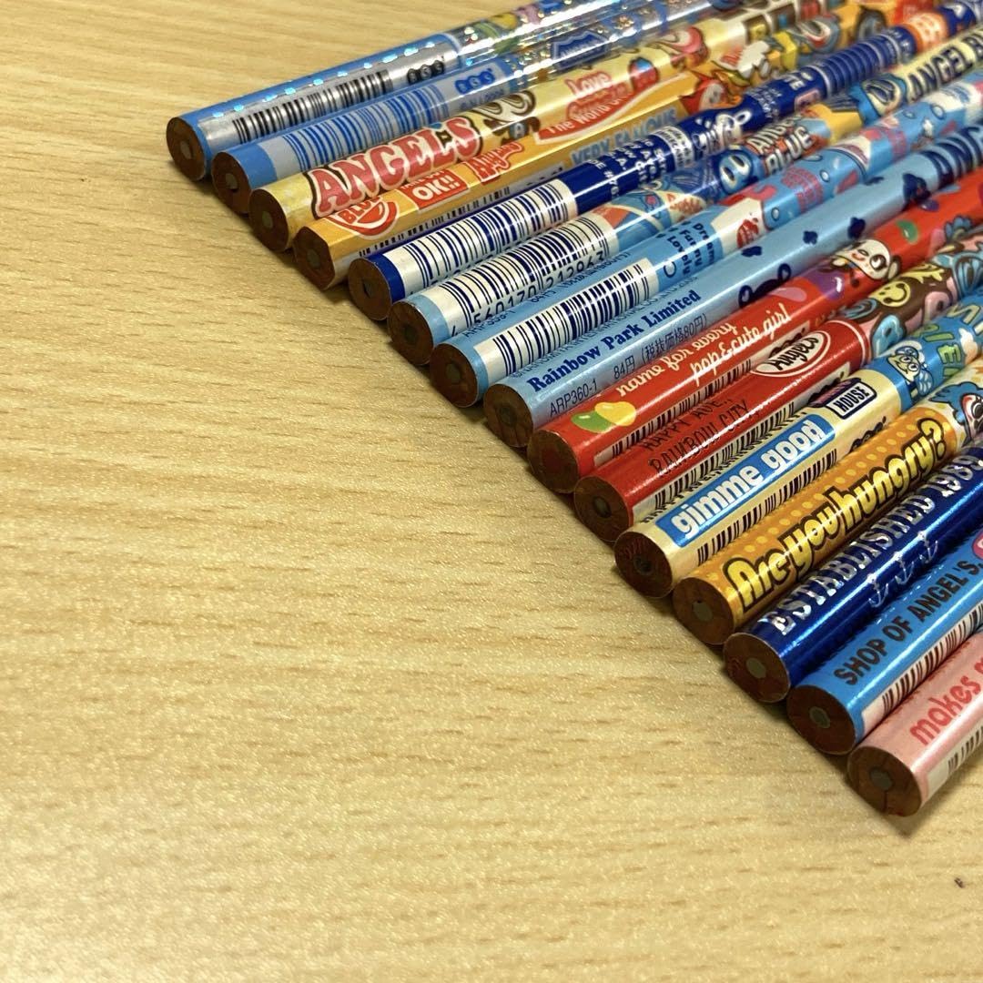 Amazon.co.jp: 平成レトロ ANGELBLUE エンジェルブルー 鉛筆 えんぴつ