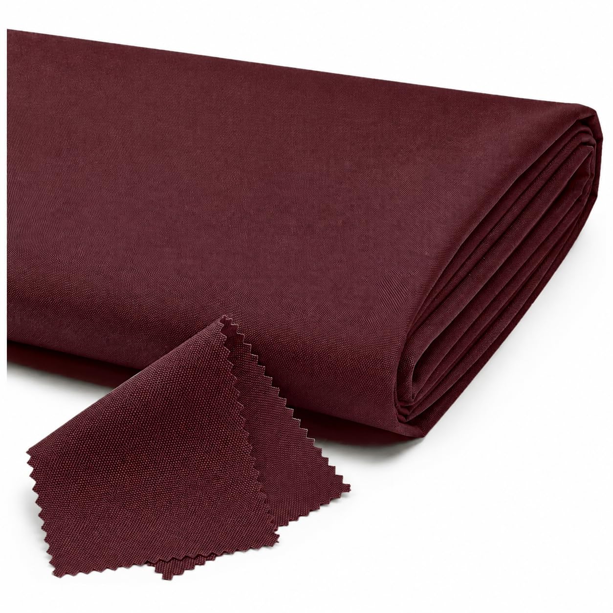Waterproof Canvas Fabric by The Metre – Heavy Duty 600D Outdoor Upholstery Material for Garden Furniture, Cushion Covers, Campervans, Gazebos & Awnings, 147cm Wide (Maroon) — image 1