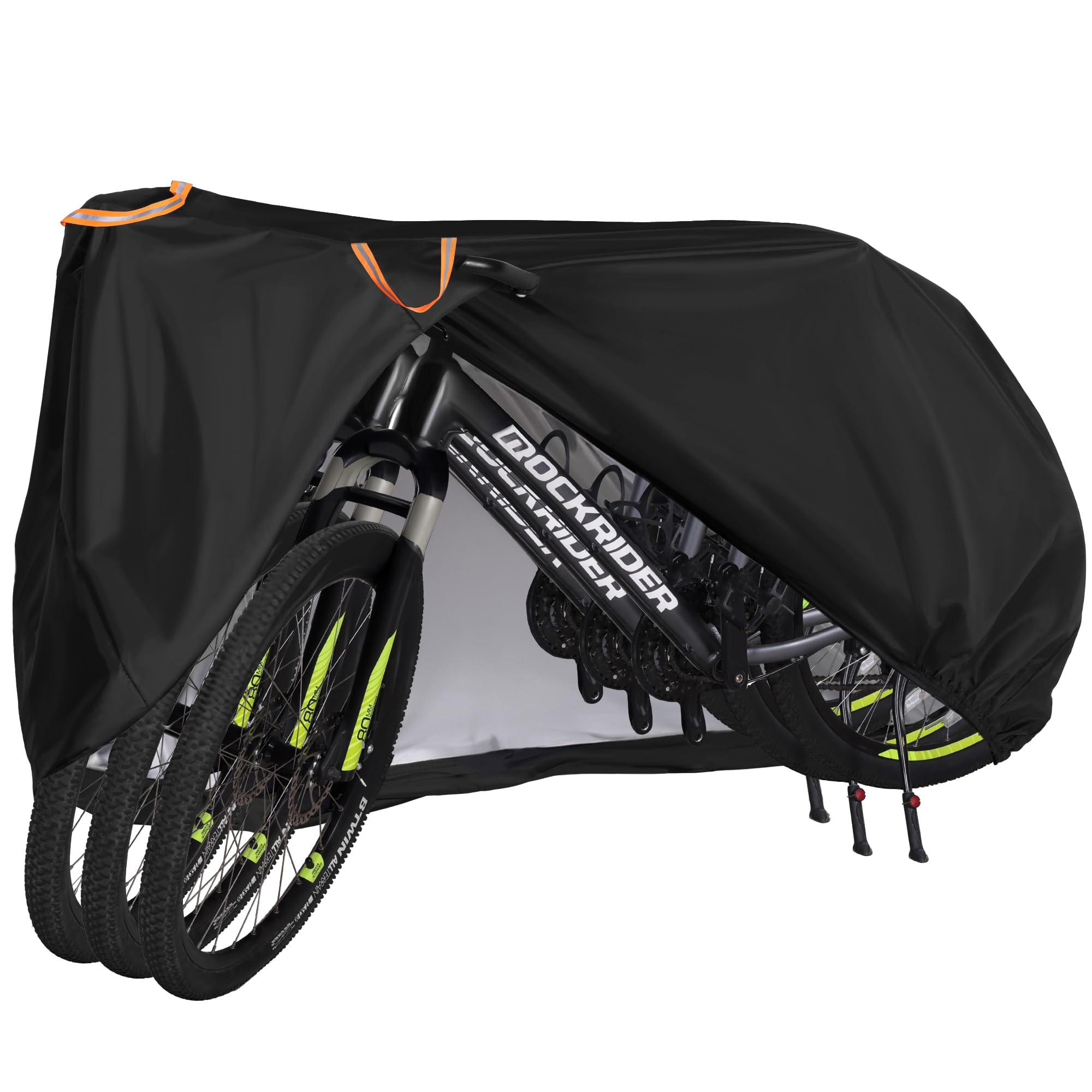 Puroma Fahrradabdeckung 420D Outdoor Wasserdicht Fahrradabdeckungen Regen Sonne UV Staub Winddicht mit Schlossloch für Mountainbike Road Elektrofahrrad