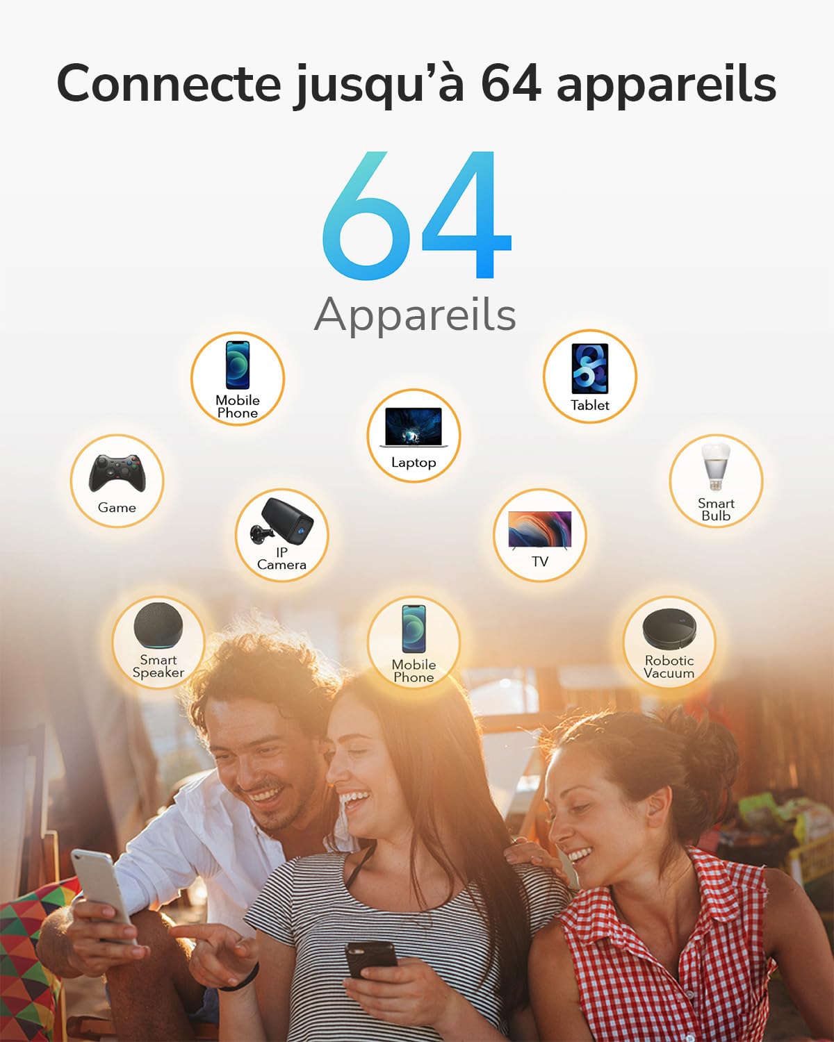 Cudy Routeur Wi-FI 4G LTE Cat 4 N300, OpenWRT, 4 Ports 100 M, LT400E | Cat.4, 150 Mbps en téléchargement, Wi-Fi N300, compatible OpenWRT, 4 ports 100 Mbit/s, emplacement pour carte Nano SIM