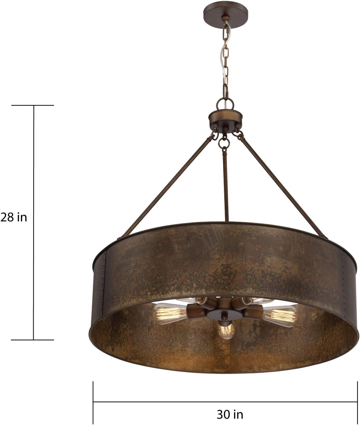 Exсluѕіvе Dіѕсоunt 70% Prісе Nuvo 60/5895 Five Light Pendant, 5, Brass