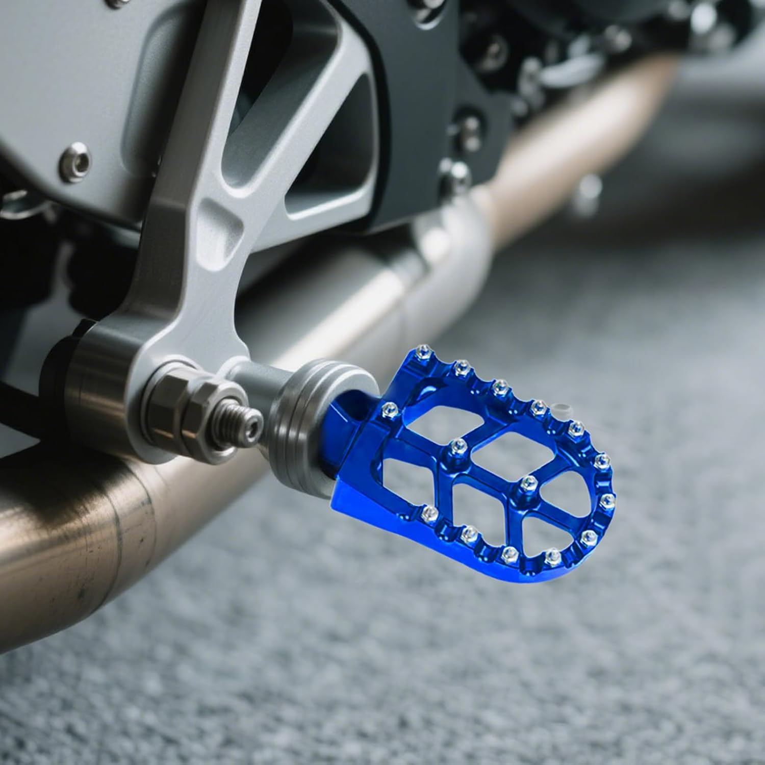 Pegs for Bike,Adjustable Foot Pegs - Powersports Supplies for Trail Street Stunt Adventure Motocross Commuting Sport Cruising Touring Urban