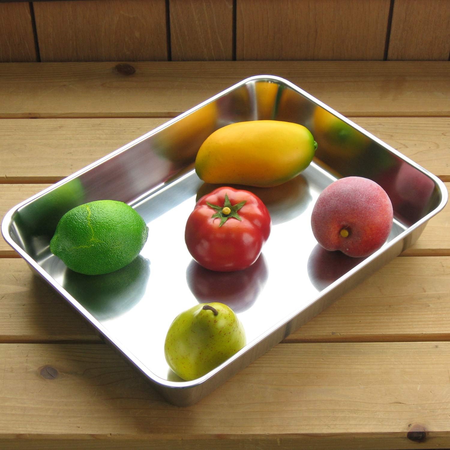 Nagao Tsubamesanjo Rectangular Bats, Lid, Net, XXL Size, Set for Hanging Backs, 18-8 Stainless Steel, 10 Sheets, Made in Japan