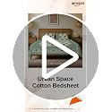 Image of Urban Space 100% Cotton Jaipuri Handblock Premium Printed King Size Bedsheet with 2 Pillow Covers, 240 TC Cotton King Bedsheet (108 x 108 Inches, Chaandbali Sage Green)