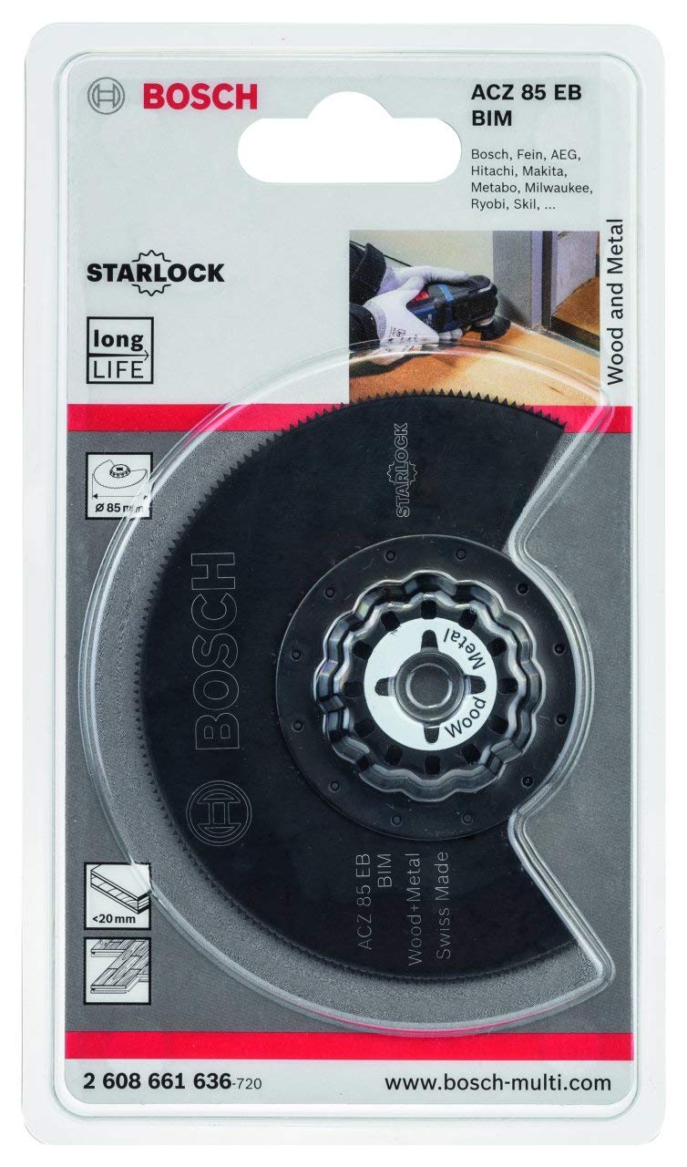 BOSCH BIM SEGMENTO DE SIERRA ACZ CUCHILLA 85 EB MADERA + METAL